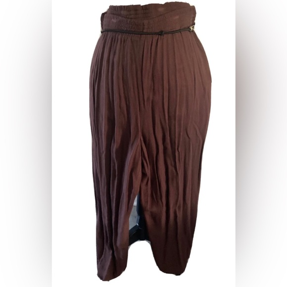 CM Shapes 3 pieces set women M blouse pants &cardigan brown collared cheetah zip - Picture 7 of 12